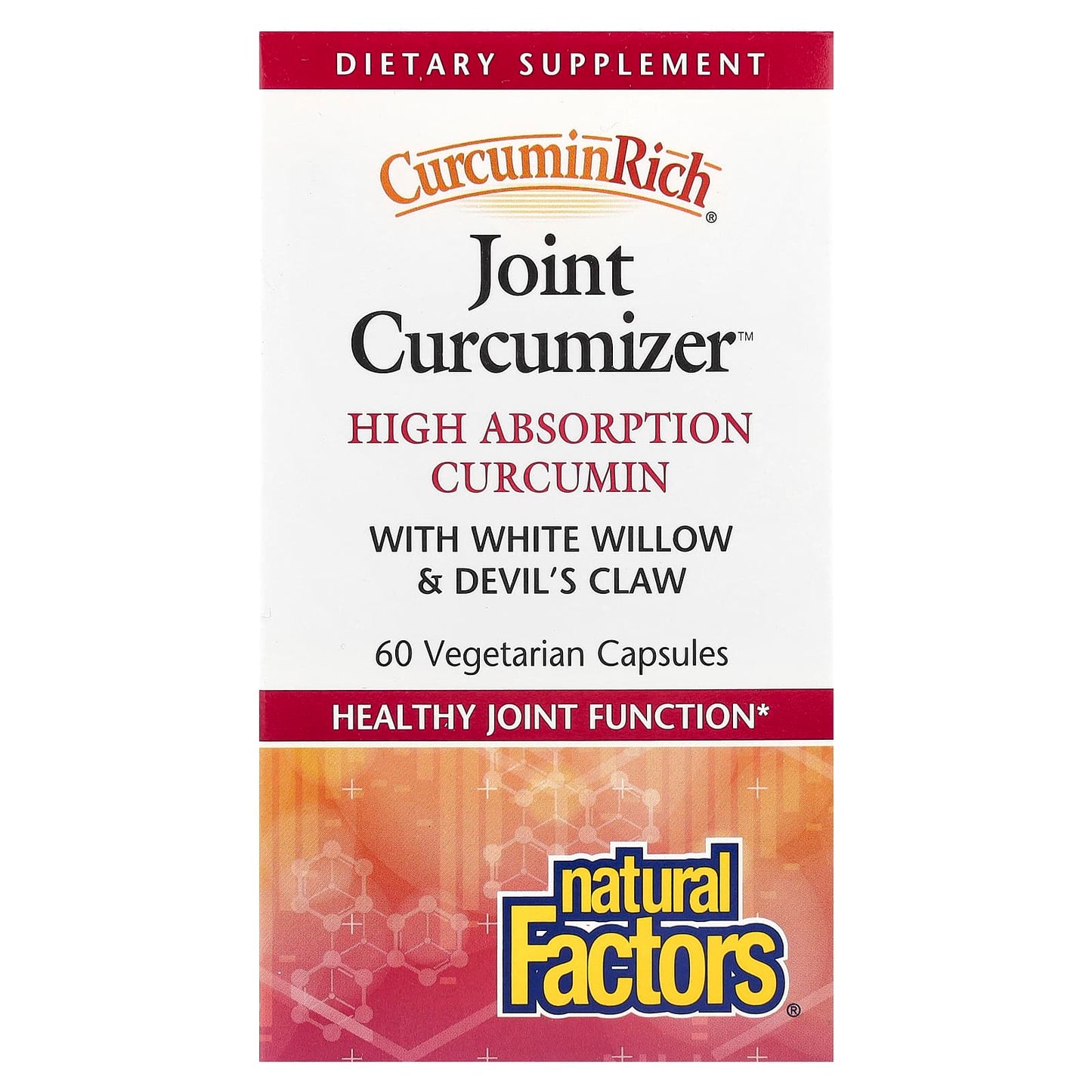 Natural Factors, CurcuminRich®, Joint Curcumizer®, 60 Vegetarian Capsules - Image 1