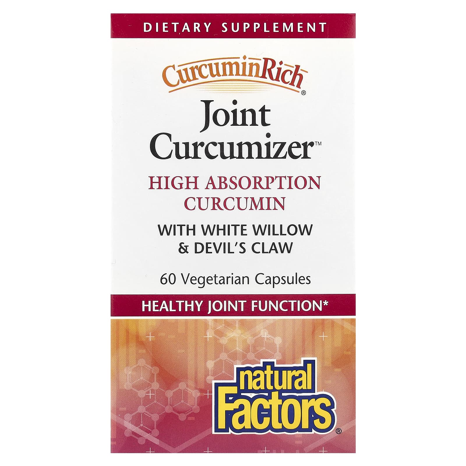 Natural Factors, CurcuminRich®, Joint Curcumizer®, 60 Vegetarian Capsules - Image 1