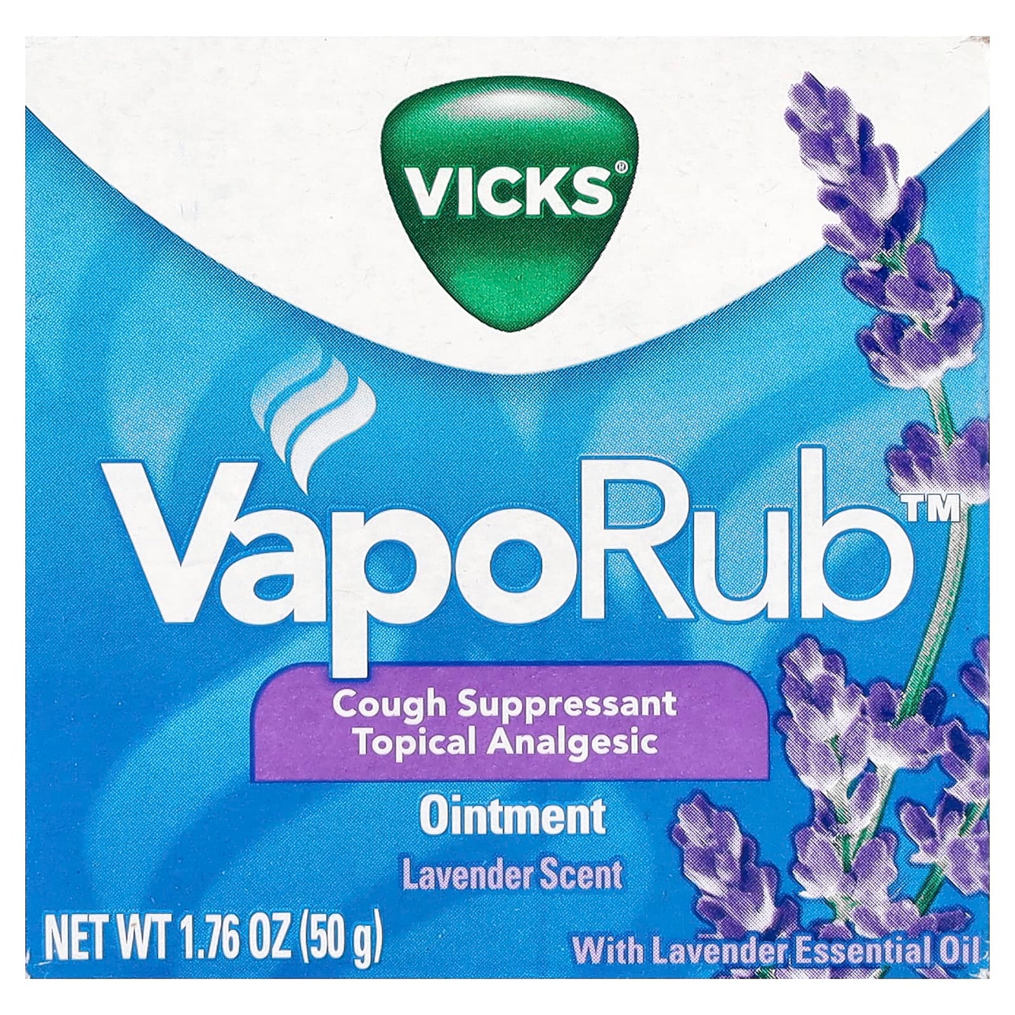 Vicks, VapoRub™, Ointment, Lavender, 1.76 oz (50 g) - Image 2