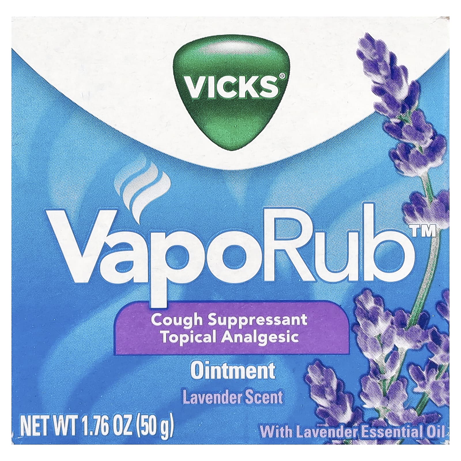 Vicks, VapoRub™, Ointment, Lavender, 1.76 oz (50 g) - Image 2