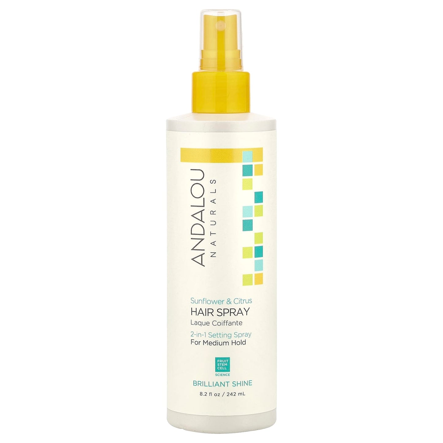 Andalou Naturals Sunflower Citrus Hair Spray for Medium Hold - Image 1