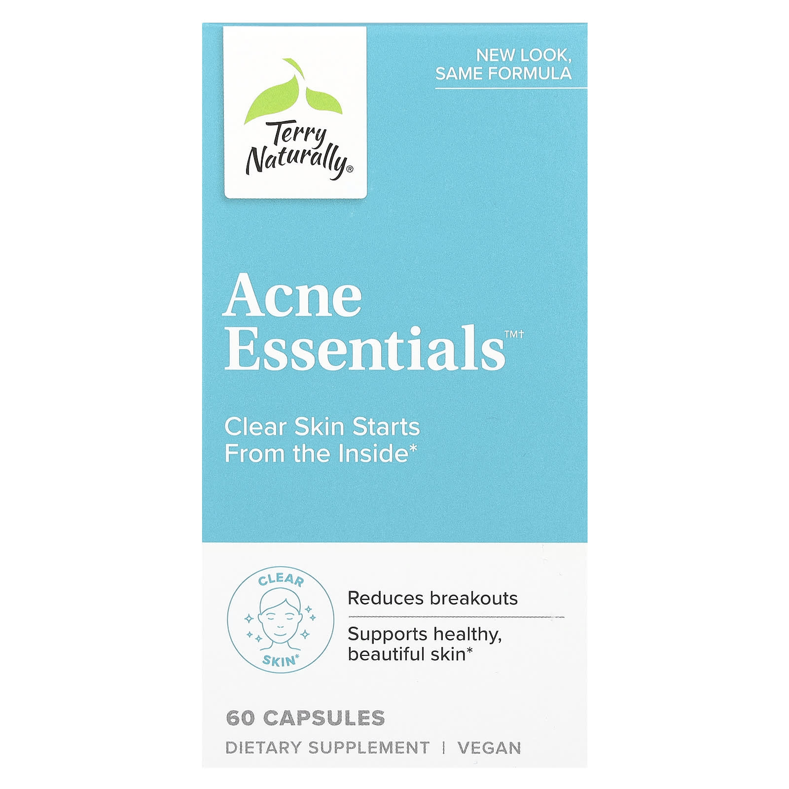 Terry Naturally, Acne Essentials, 60 Capsules - Image 1