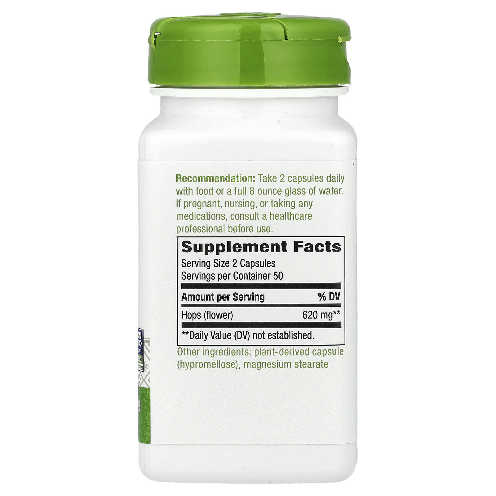 Nature's Way, Hops Flowers, 100 Vegan Capsules (310 mg per Capsule) - Image 2