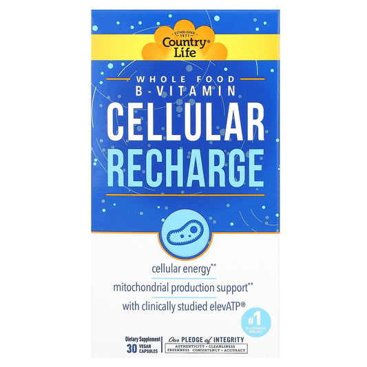 Country Life Cellular Recharge | Boost Energy with B-Vitamins & ElevATP - Image 1
