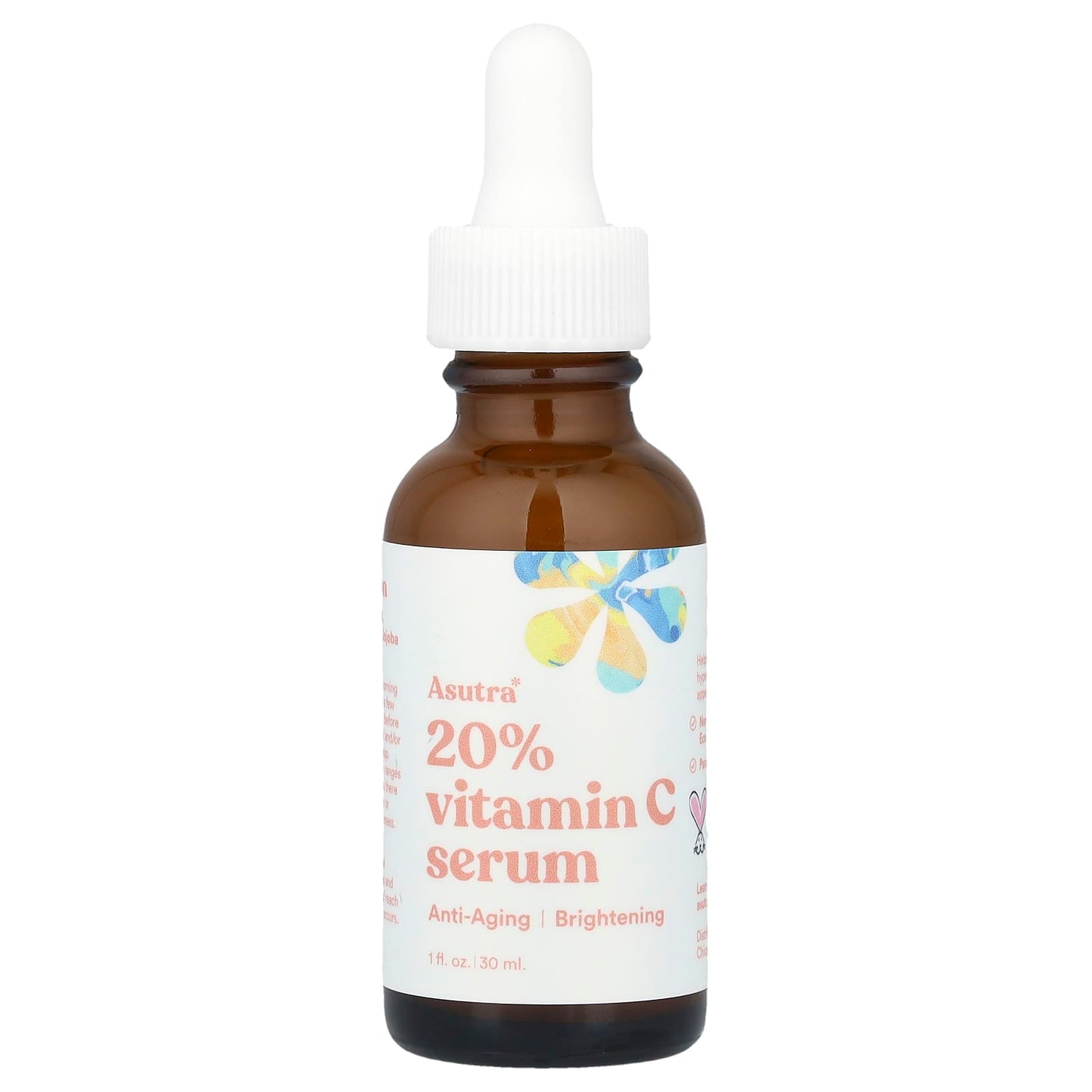 Asutra 20% Vitamin C Serum for Anti-Aging & Brightening Skin Care - Image 1