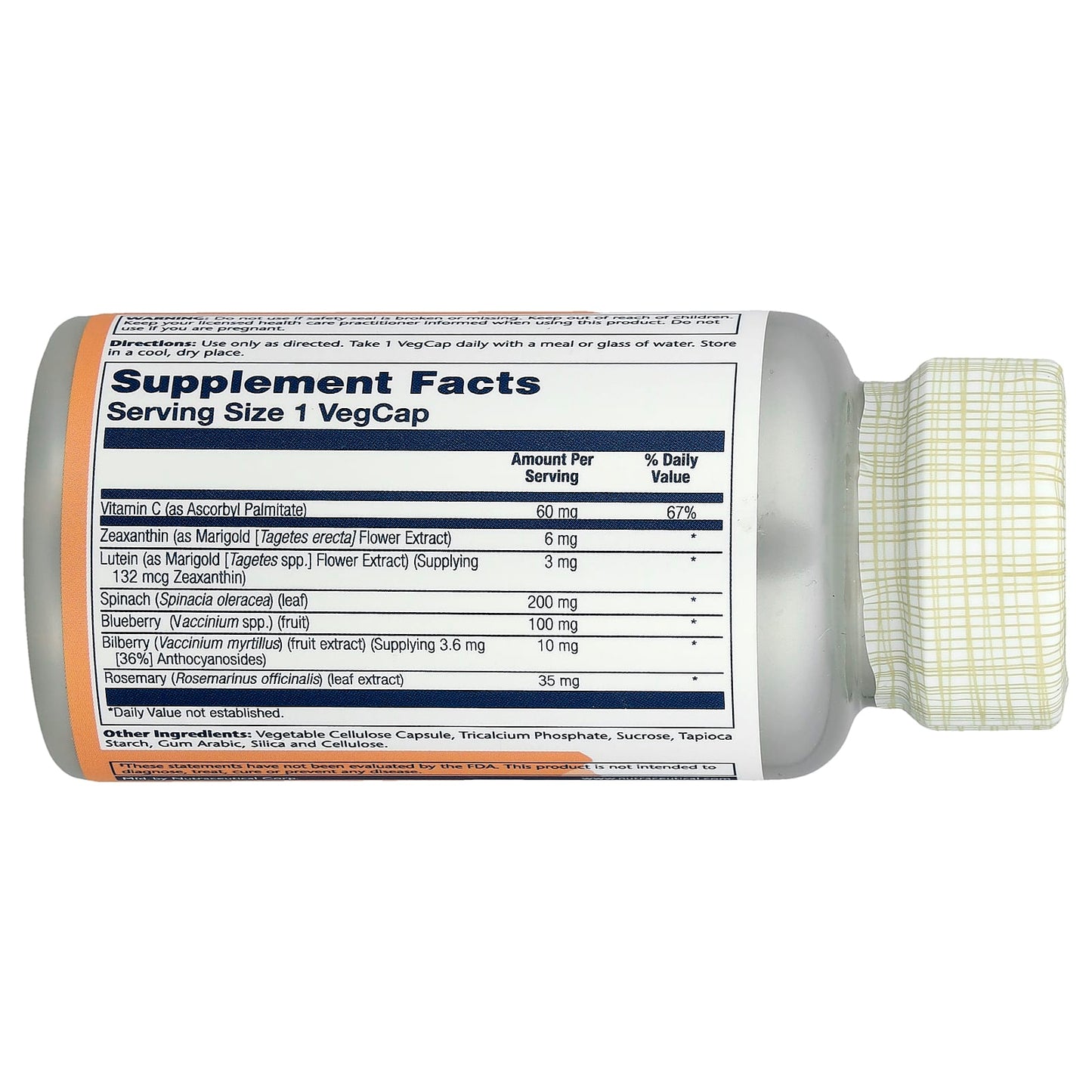 Solaray, Ultra Zeaxanthin™, Eye Health Formula +  Lutein, 30 VegCaps - Image 2