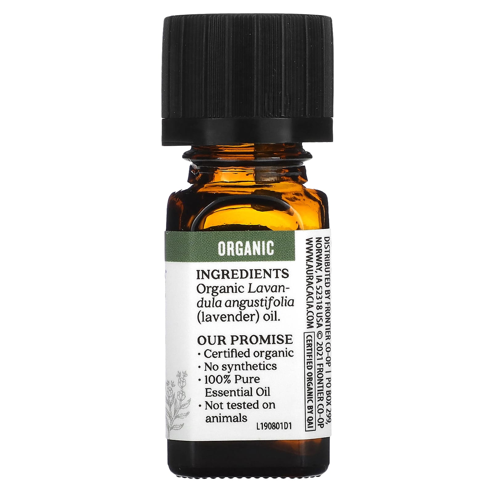 Aura Cacia Organic Lavender Essential Oil, 0.25 fl oz - Image 2