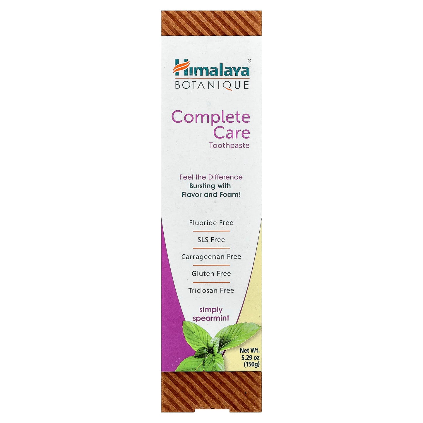 Himalaya Botanique Complete Care Toothpaste - Simply Spearmint, 5.29 oz - Image 2