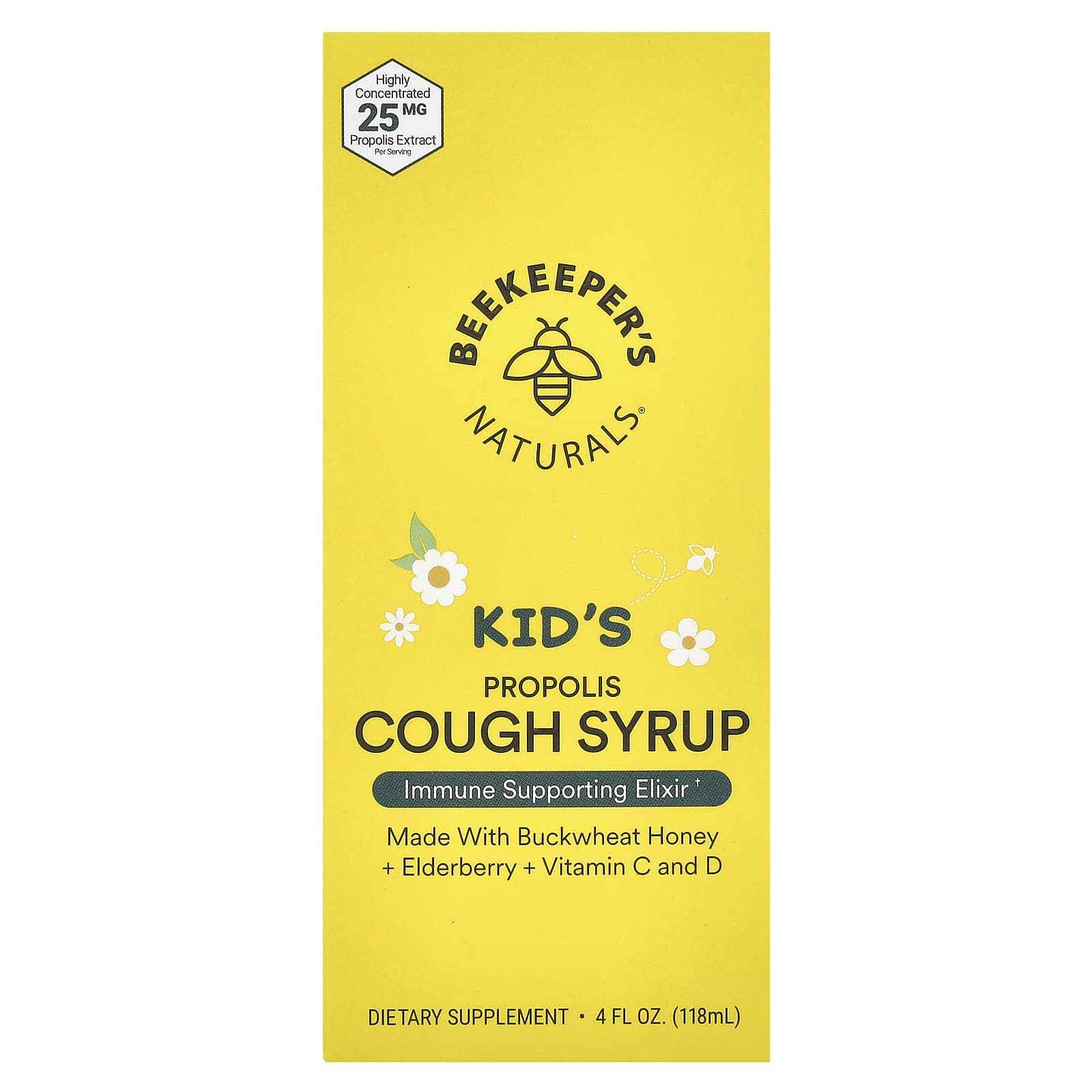 Beekeeper's Naturals Kid's Propolis Immunity Support, 4 fl oz - Image 1