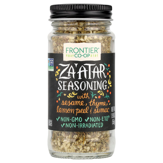 {"Frontier Co-op" Za'atar Seasoning Blend - Authentic Middle Eastern Flavor, 1.9 oz (55g) - Image 1