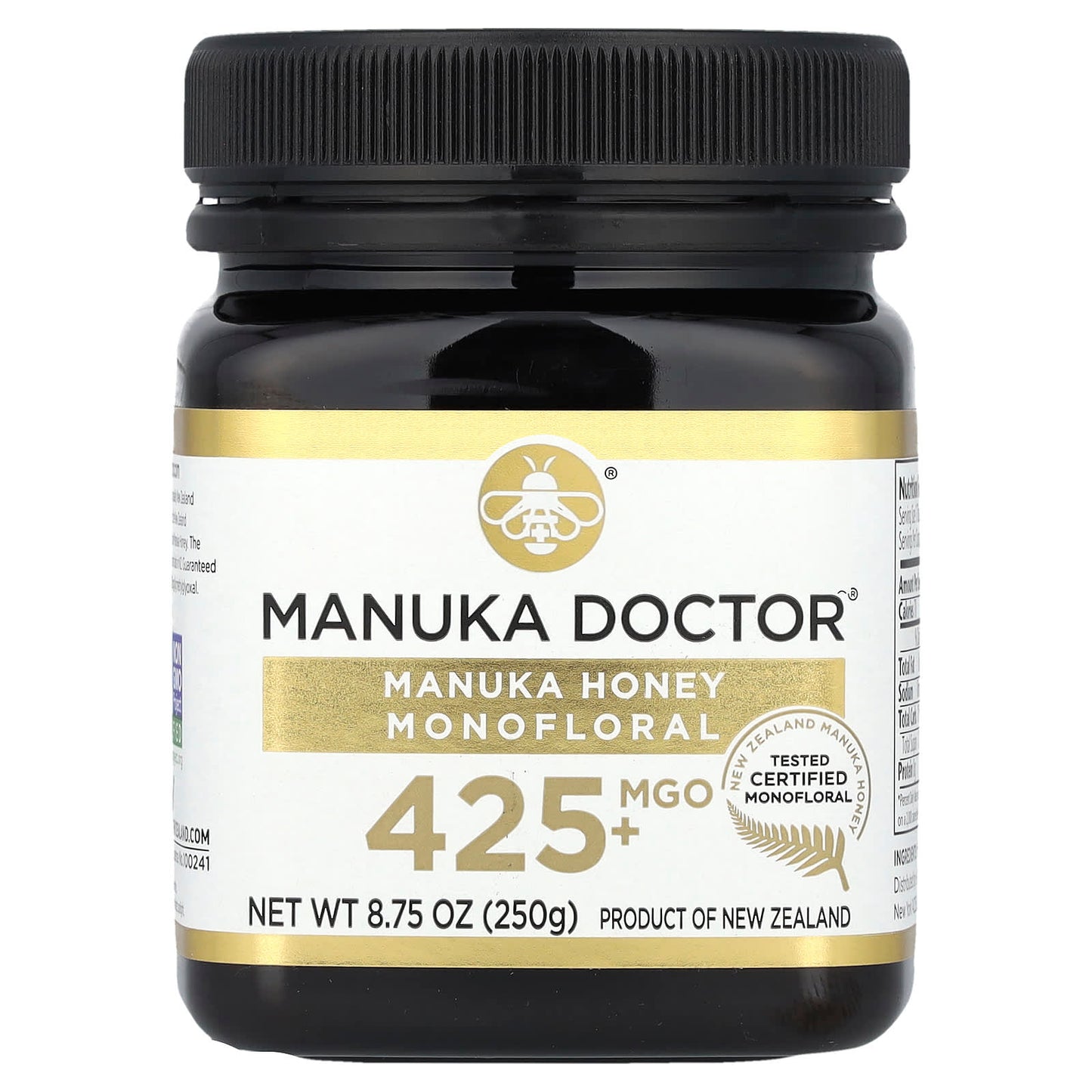 Manuka Doctor, Monofloral Manuka Honey, MGO 425+, 8.75 oz (250 g) - Image 1