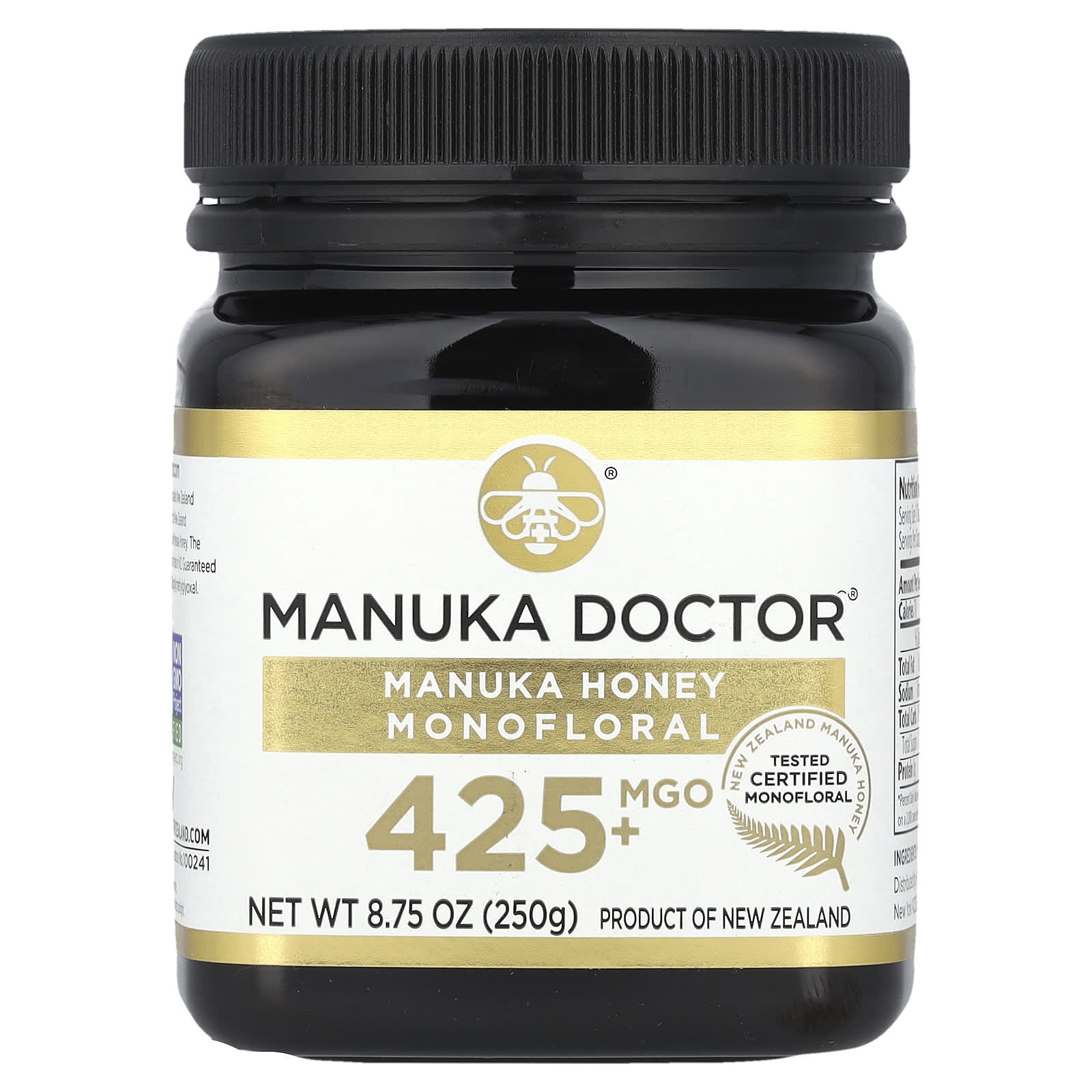 Manuka Doctor, Monofloral Manuka Honey, MGO 425+, 8.75 oz (250 g) - Image 1