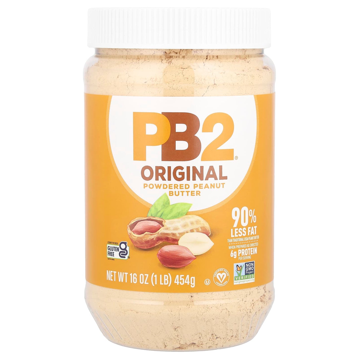 PB2 Foods, Original Powdered Peanut Butter, 16 oz (454 g) - Image 1