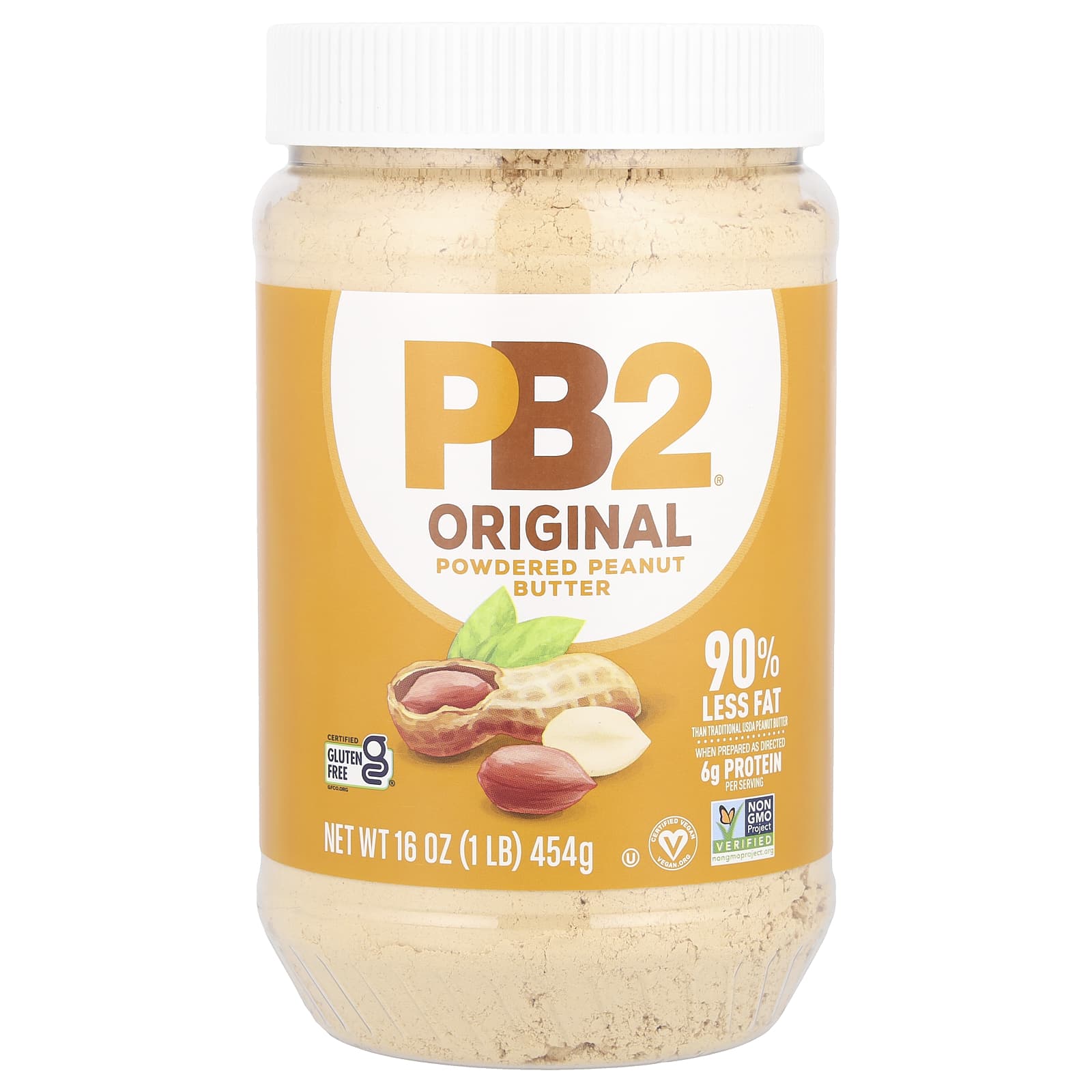 PB2 Foods, Original Powdered Peanut Butter, 16 oz (454 g) - Image 1