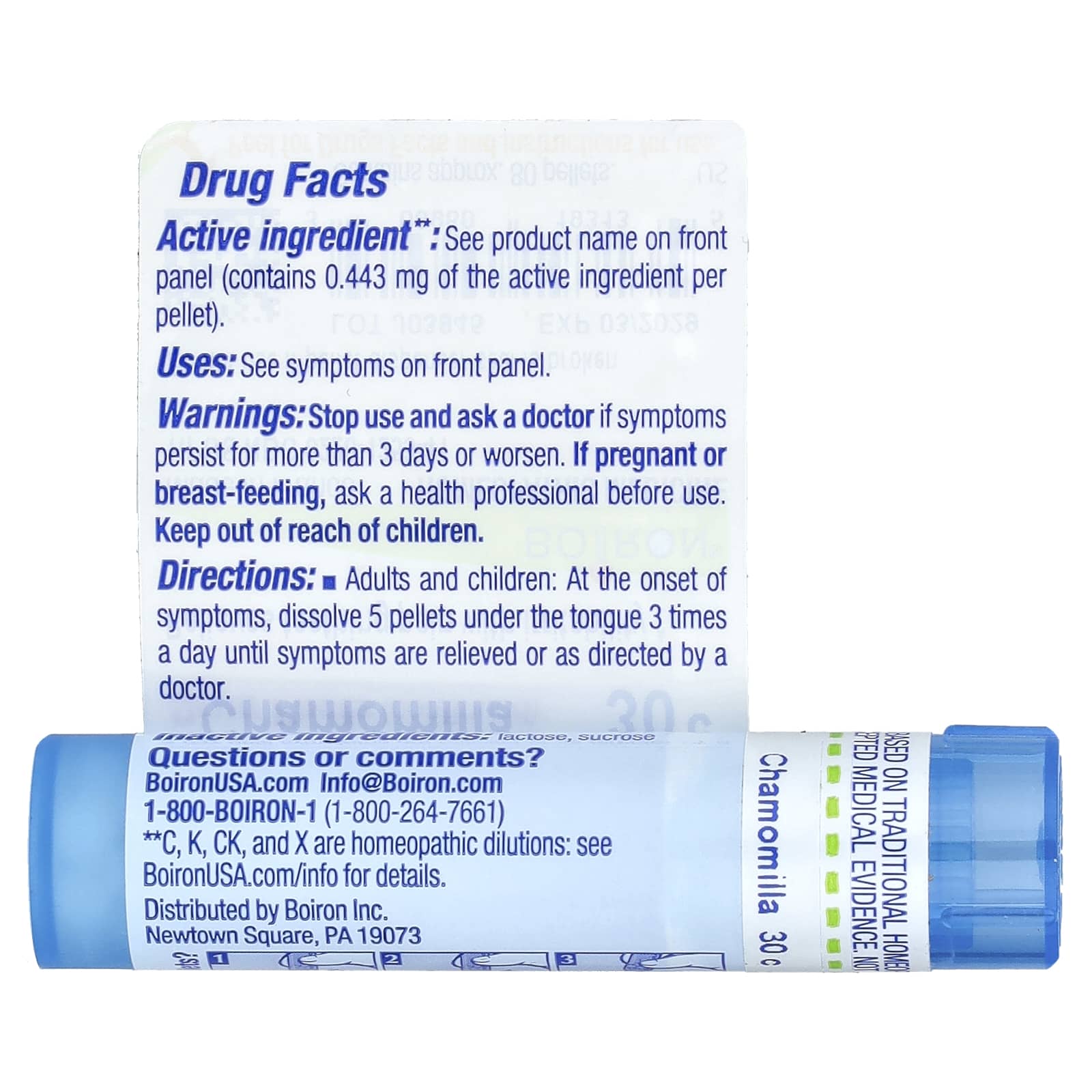 Relieve Teething Pain with Boiron Chamomilla 30C Homeopathic Medicine - Image 2