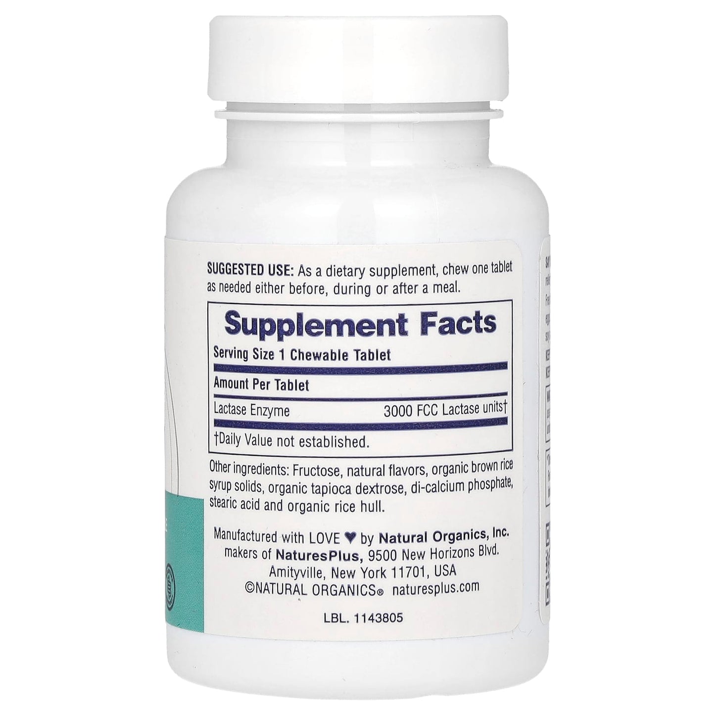NaturesPlus, Say Yes to Dairy, French Vanilla, 60 Tablets - Image 2