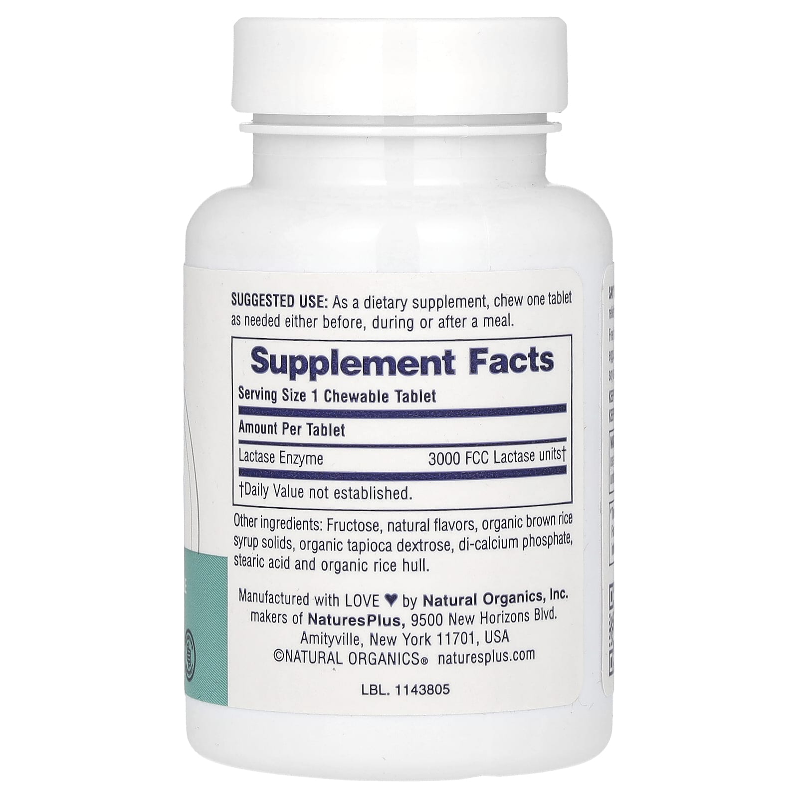 NaturesPlus, Say Yes to Dairy, French Vanilla, 60 Tablets - Image 2