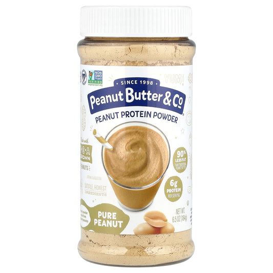 Peanut Butter & Co., Peanut Protein Powder, Pure Peanut, 6.5 oz (184 g) - Image 1
