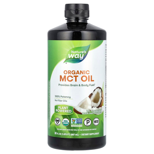 Nature's Way, Organic MCT Oil, 30 fl oz (887 ml) - Image 1