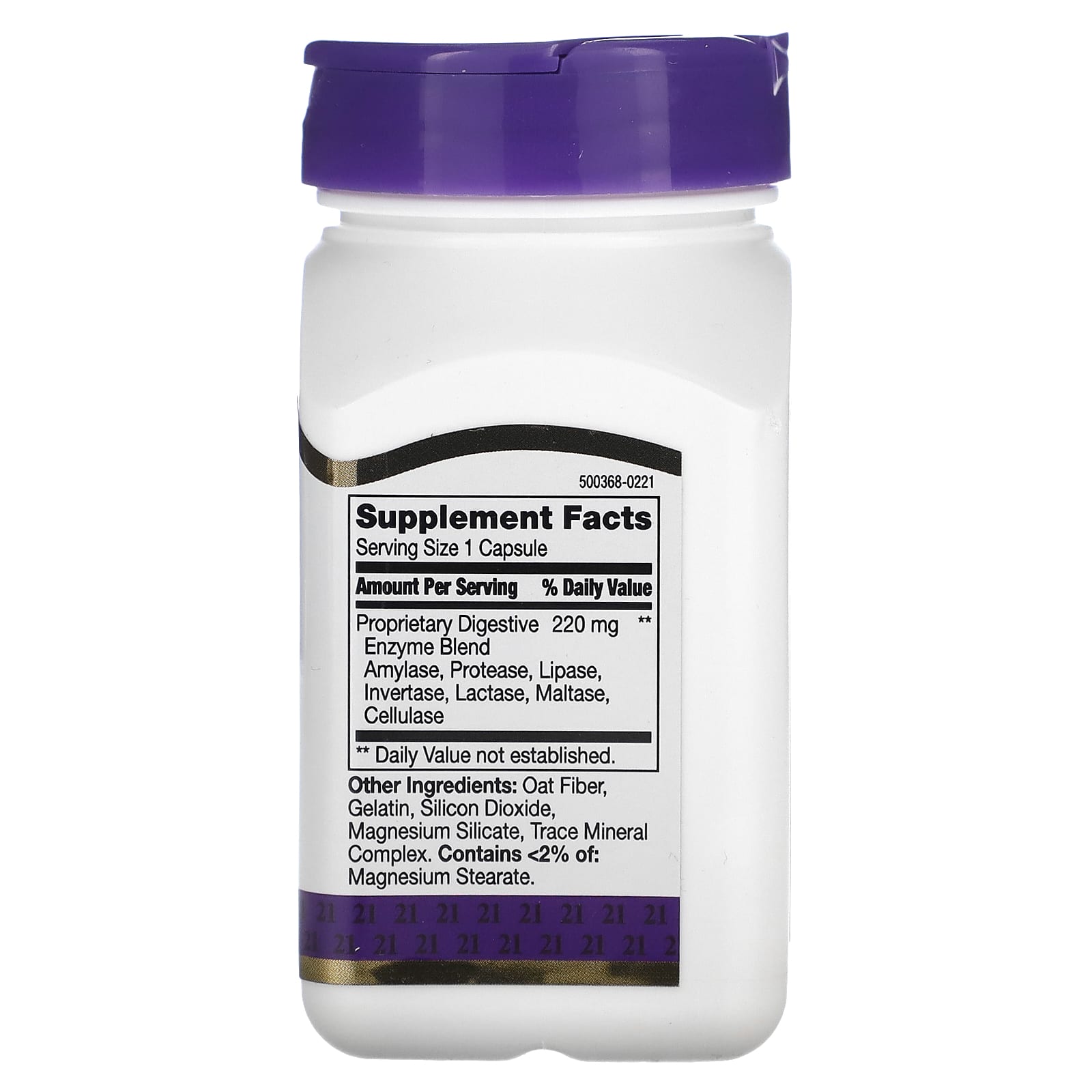Optimize Digestion with 21st Century Digestive Enzymes | 60 Capsules - Image 2