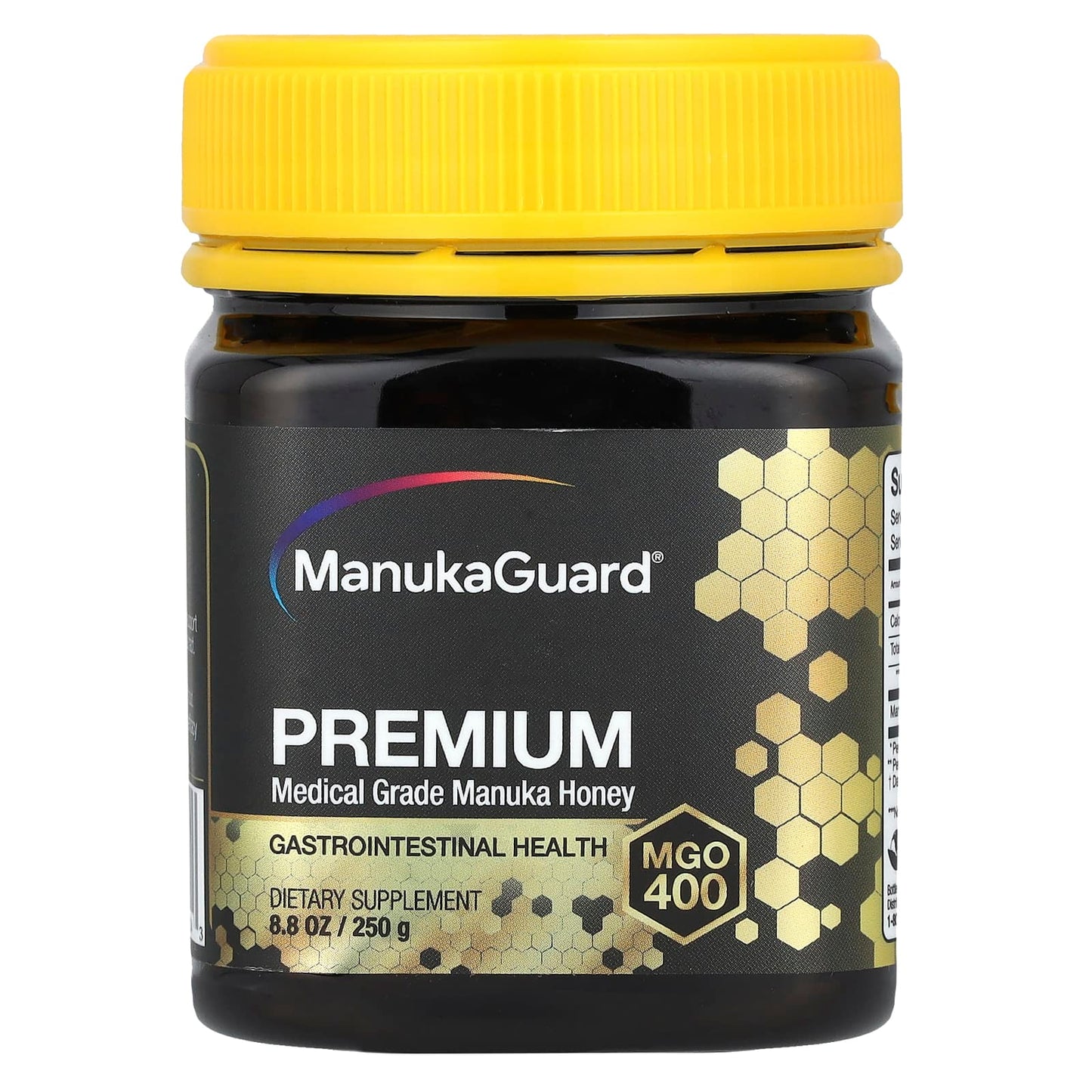 ManukaGuard, Premium Medical Grade Manuka Honey , MGO 400, 8.8 oz (250 g) - Image 1