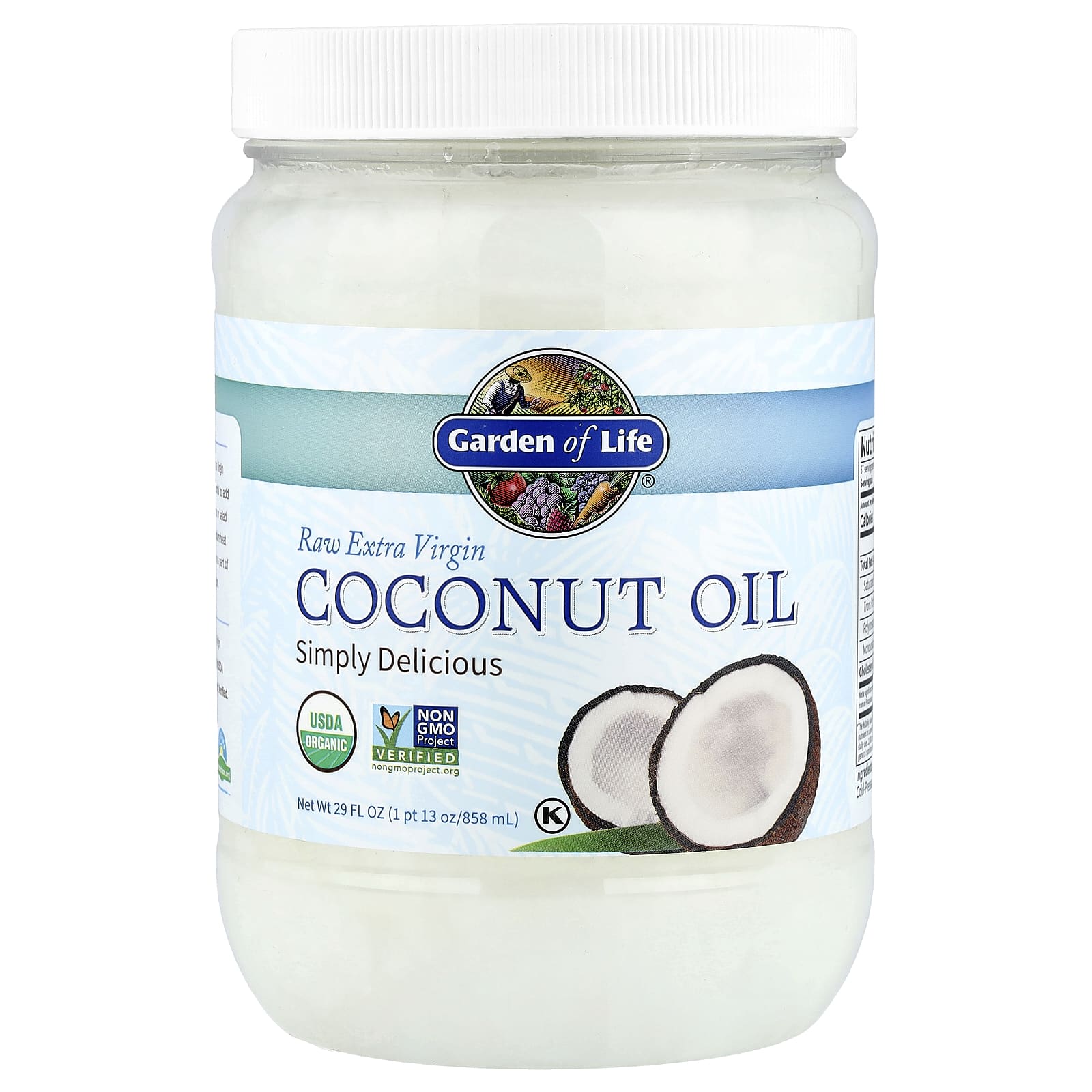 Garden of Life Raw Organic Extra Virgin Coconut Oil - 29 fl oz - Image 1