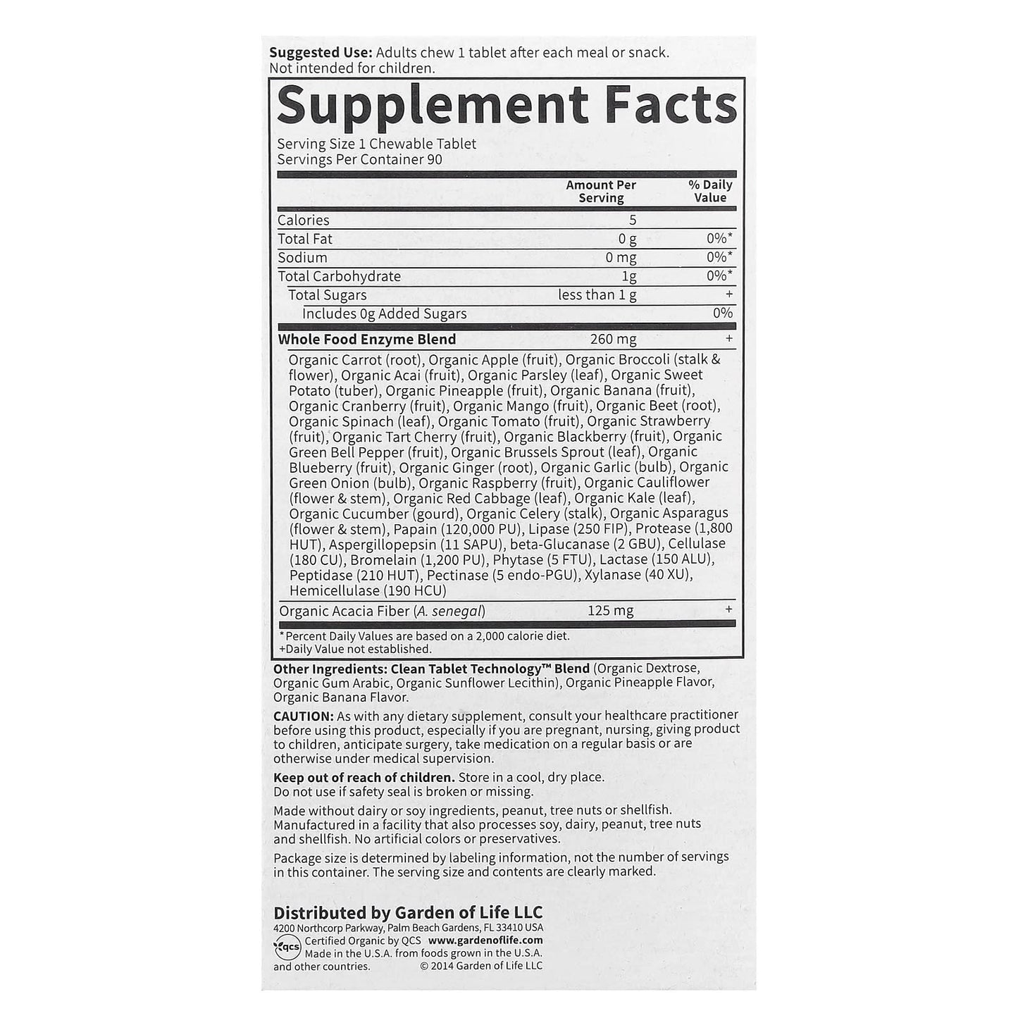 Dr. Formulated Digestive Enzymes by Garden of Life - USDA Organic & Non-GMO - Image 2