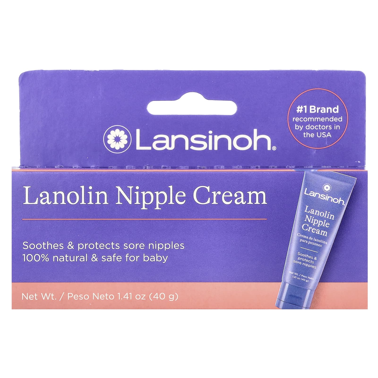 Lansinoh, Lanolin Nipple Cream, 1.41 oz (40 g) - Image 2