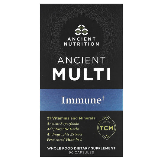 Ancient Nutrition Immune Support Multivitamin 90 Capsules - Image 1