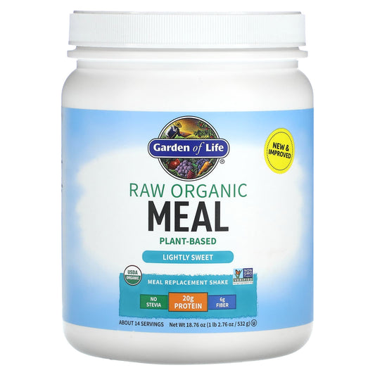RAW Organic Meal Replacement Shake - Lightly Sweet by Garden of Life - Image 1