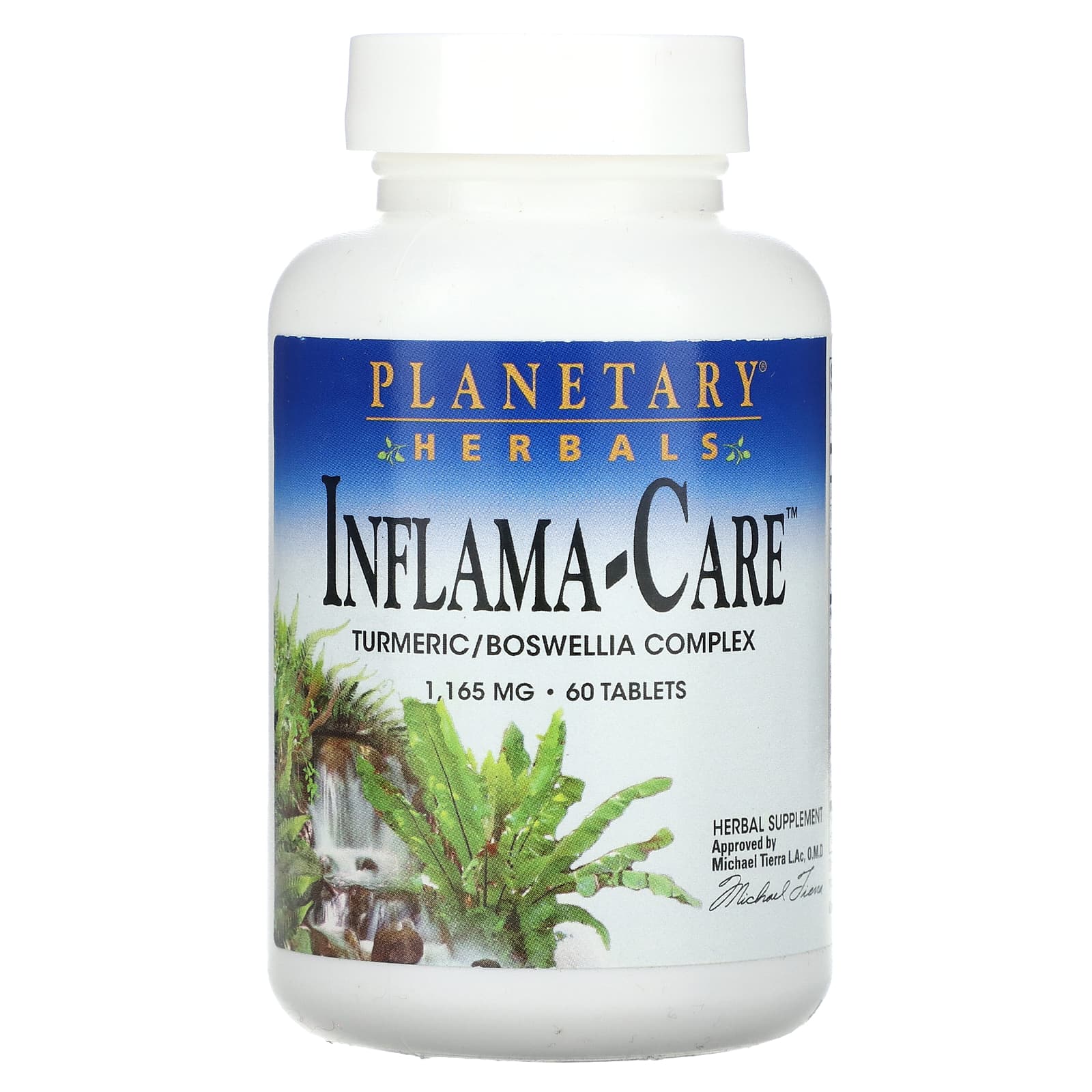 Planetary Herbals, Inflama-Care, 60 Tablets (582 mg per Tablet) - Image 1
