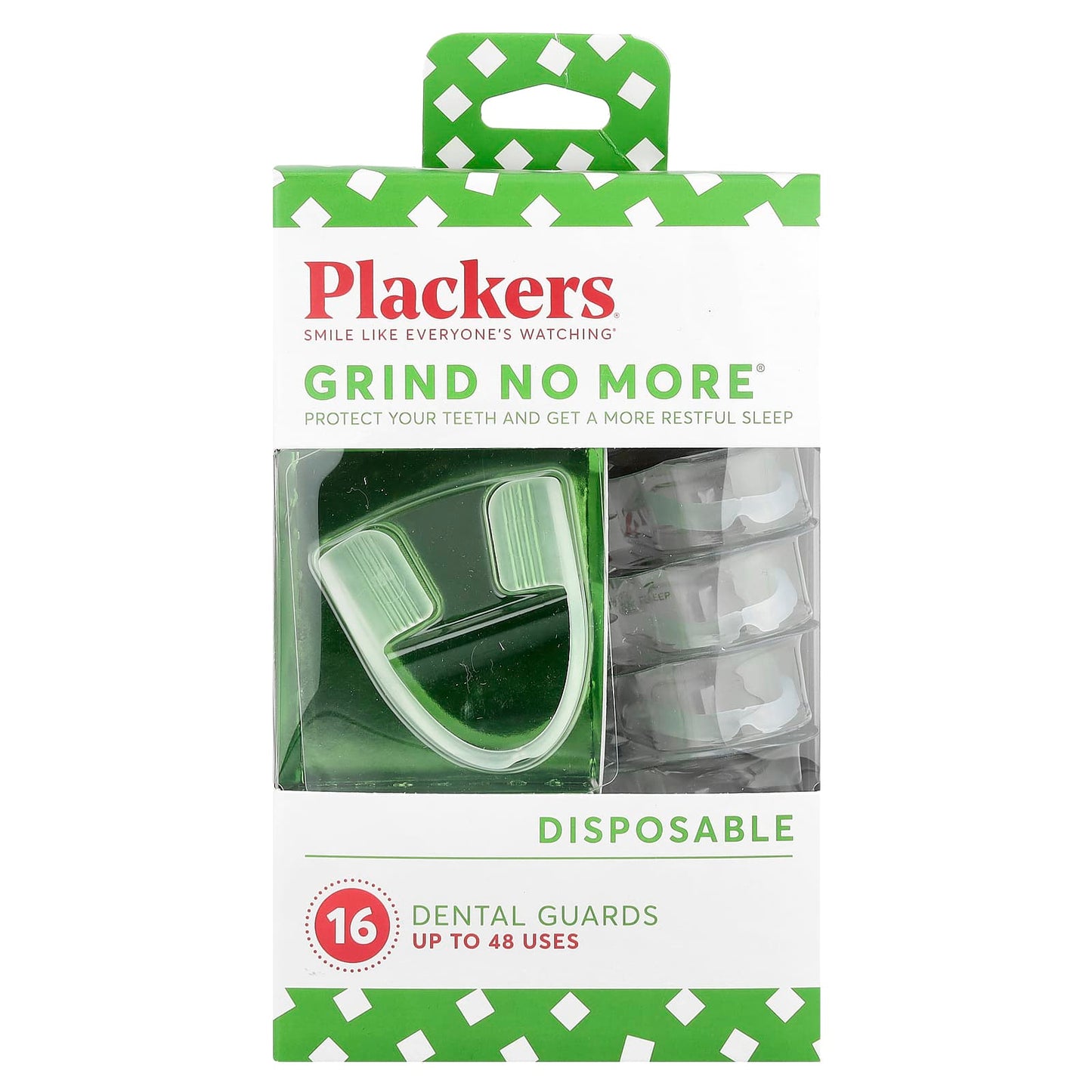 Plackers, Grind No More®, Disposable, Dental Guards, 16 Count - Image 1