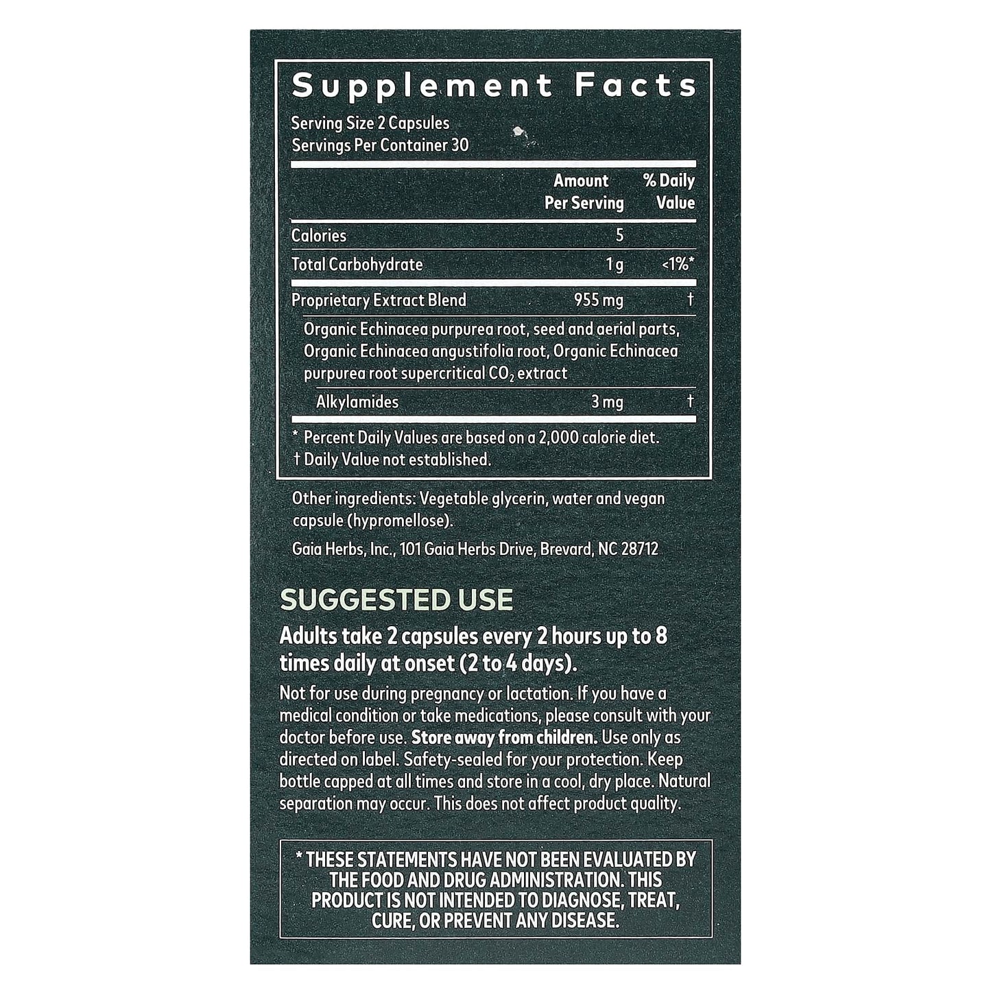 Echinacea Supreme | Immune Support with Gaia Herbs - Image 2