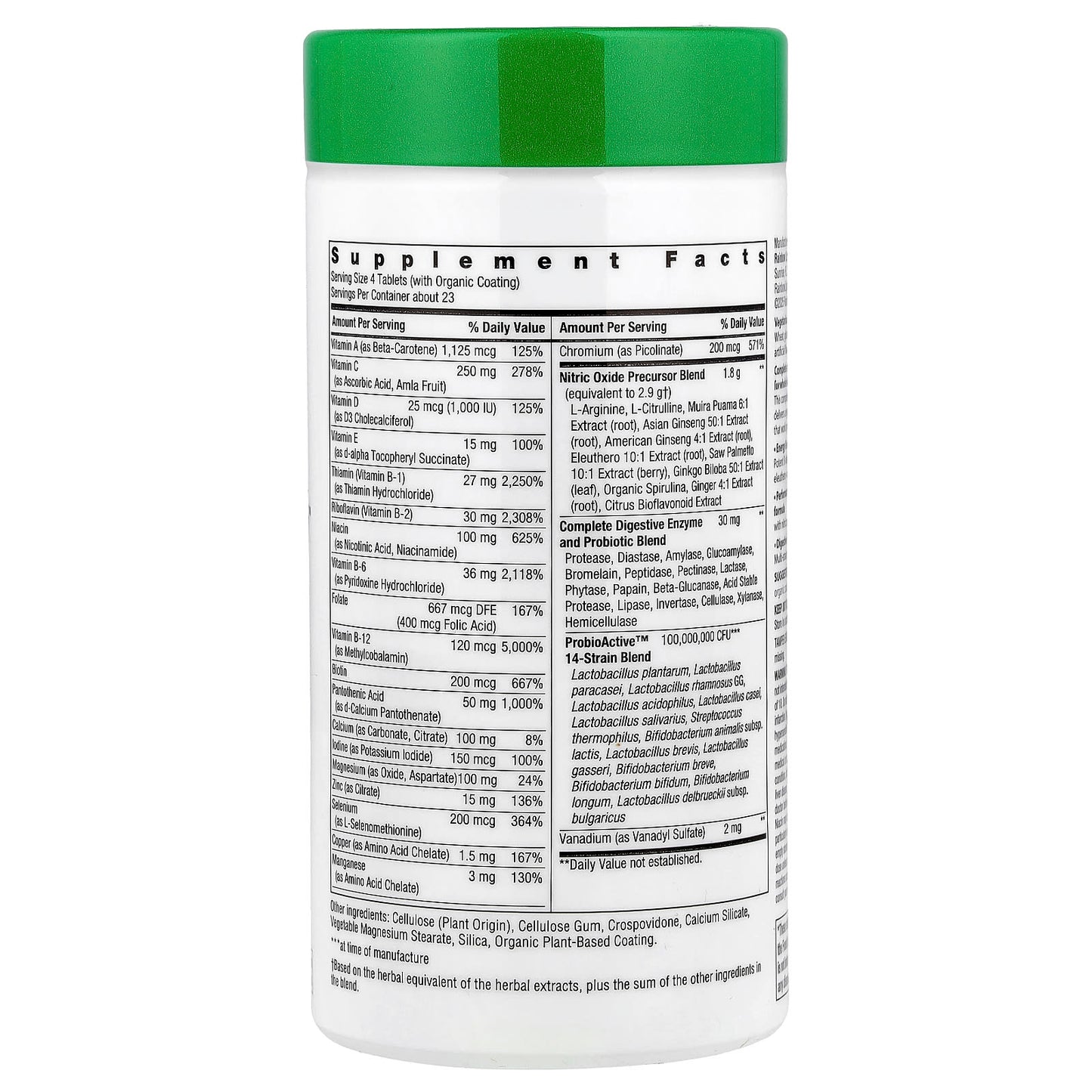 Rainbow Light, Performance Energy™ for Men+, 90 Tablets - Image 2