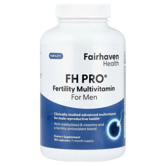 Fairhaven Health FH Pro Fertility Multivitamin for Men - 180 Capsules - Image 1