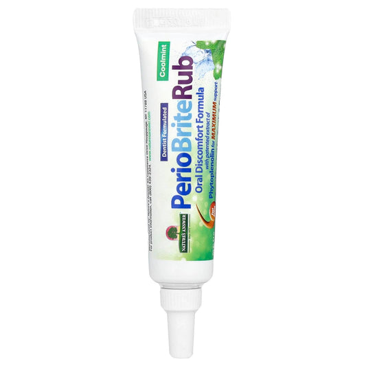 Nature's Answer, PerioBrite®Rub, Soothing Gel for Teeth & Gums, Coolmint, 0.5 oz (14.2 g) - Image 1