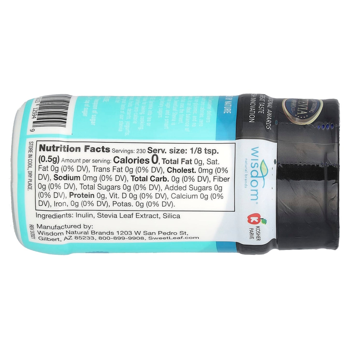 SweetLeaf Stevia, Stevia Sweetener, 4 oz (115 g) - Image 2