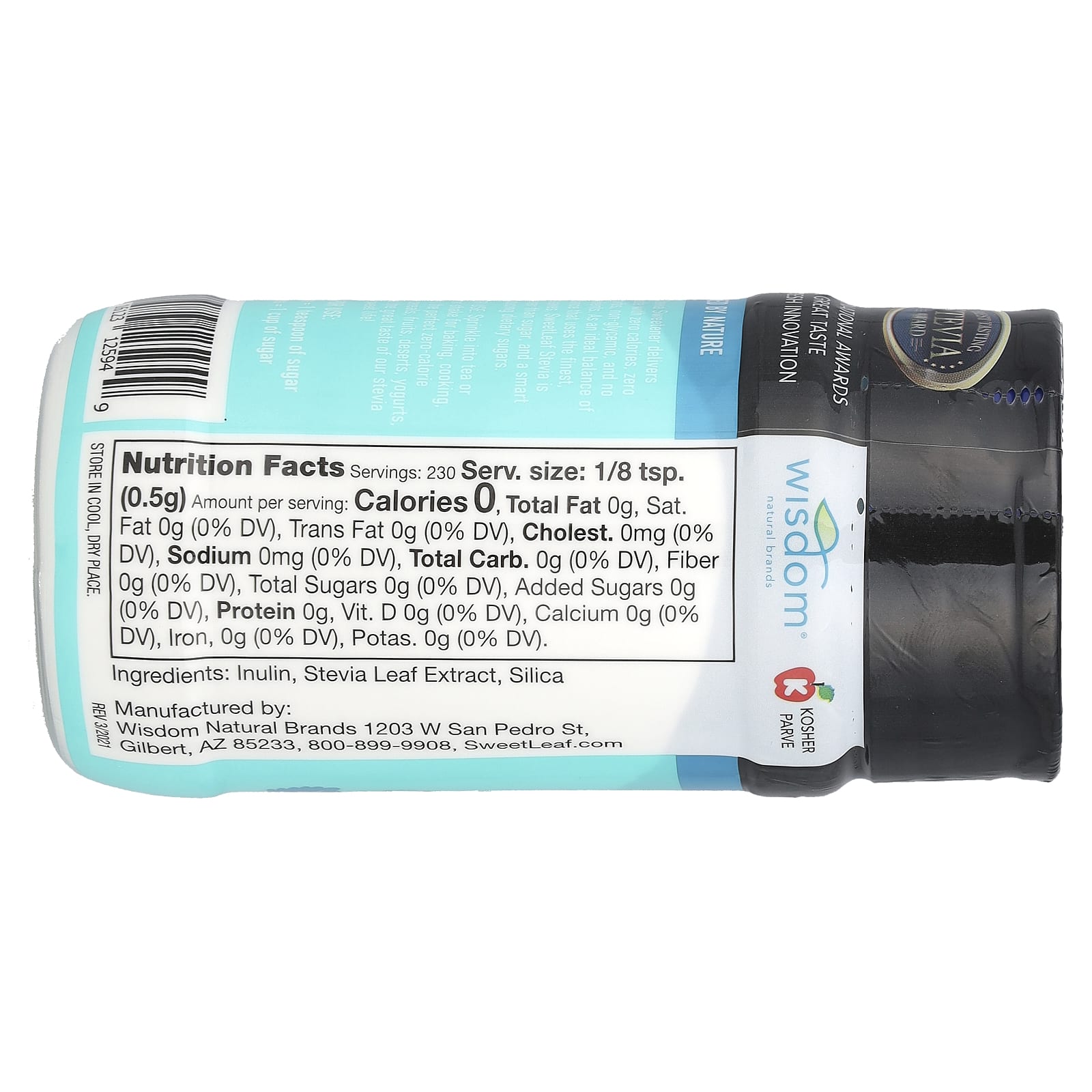 SweetLeaf Stevia, Stevia Sweetener, 4 oz (115 g) - Image 2