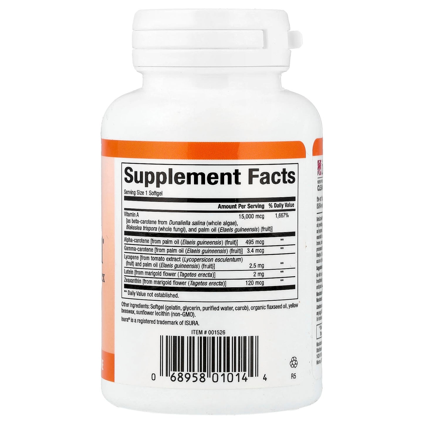 Natural Factors, BetaCareAll®, 15,000 mcg, 90 Softgels - Image 2