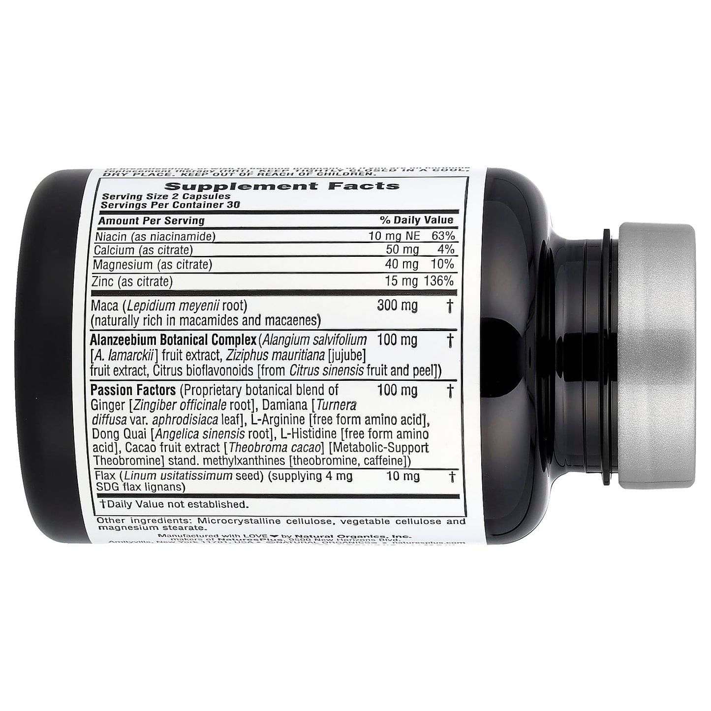 NaturesPlus, E Fem™ for Women, Natural Hormonal Balance & Boost of Youth, 60 Vegetarian Capsules - Image 2