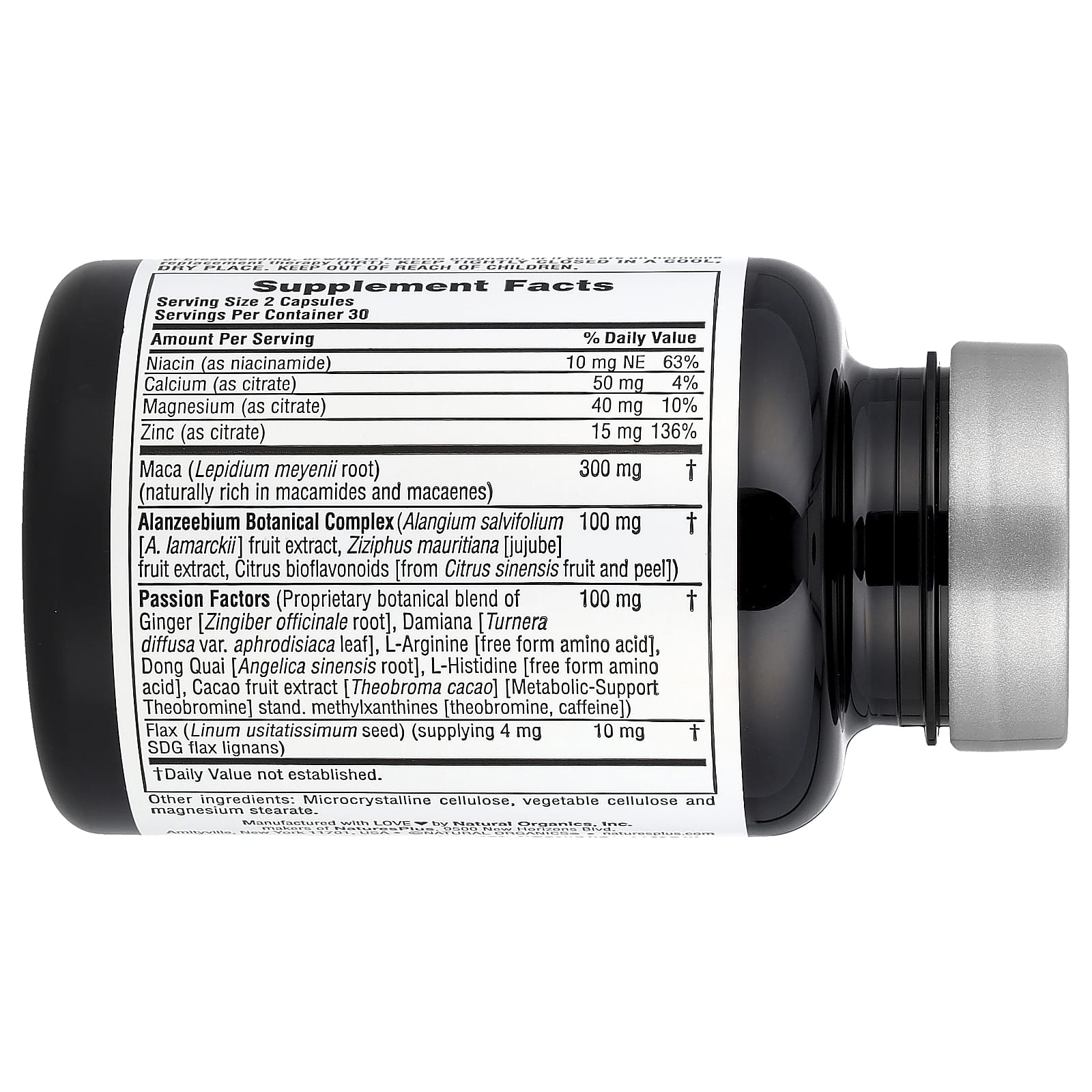 NaturesPlus, E Fem™ for Women, Natural Hormonal Balance & Boost of Youth, 60 Vegetarian Capsules - Image 2
