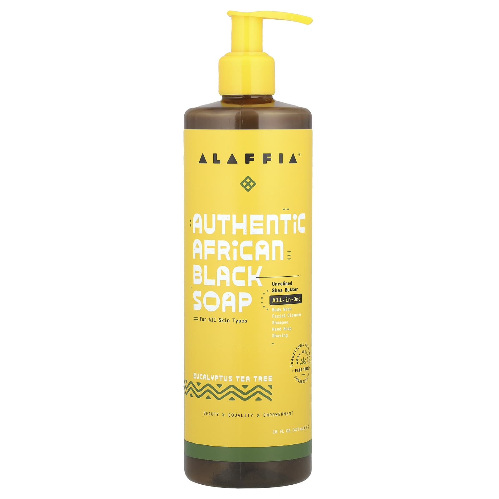 Authentic African Black Soap for All Skin Types by Alaffia - Image 1