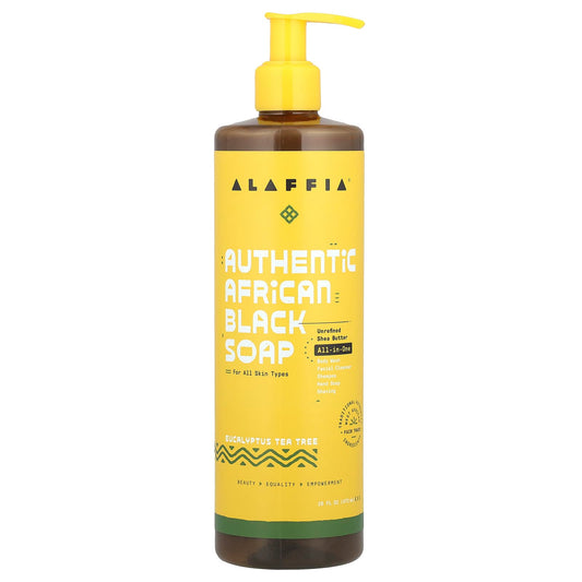 Authentic African Black Soap for All Skin Types by Alaffia - Image 1