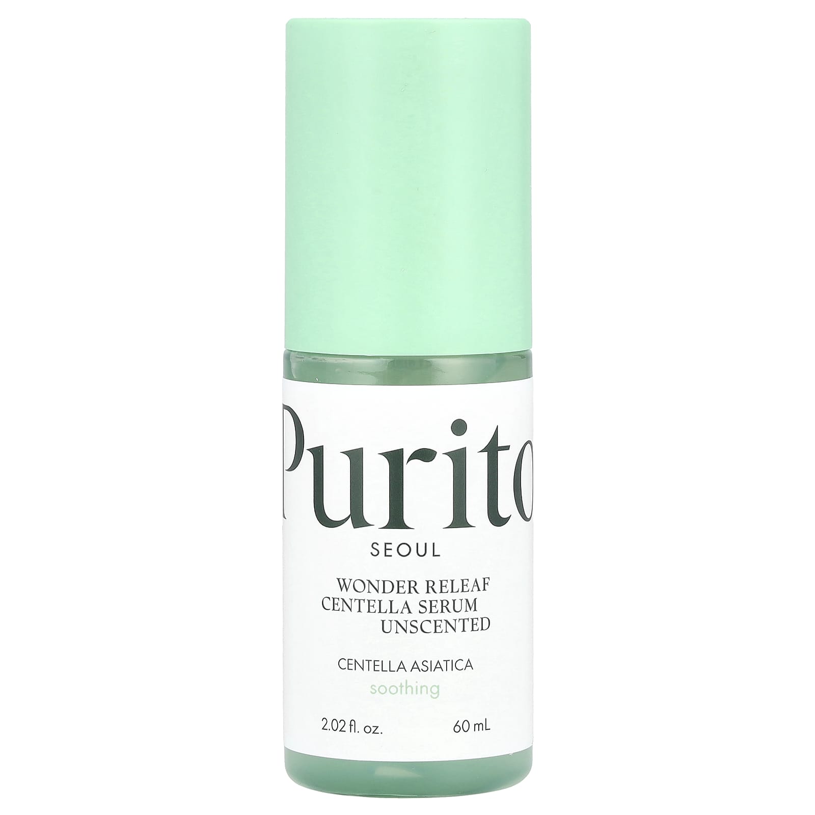 Purito, Wonder Releaf Centella Serum, Unscented , 2.02 fl oz (60 ml) - Image 1