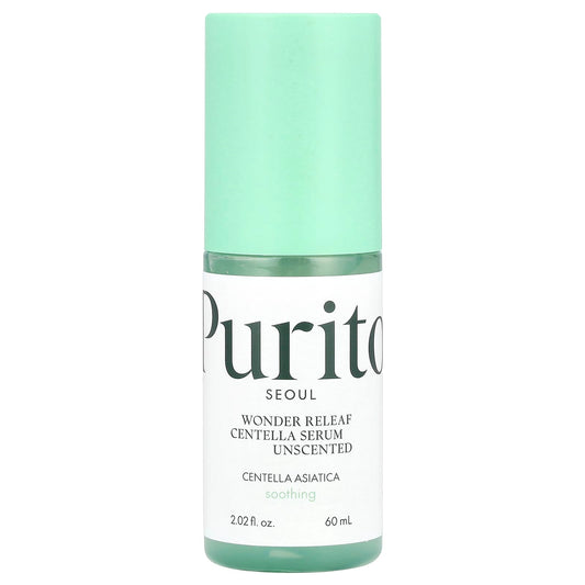 Purito, Wonder Releaf Centella Serum, Unscented , 2.02 fl oz (60 ml) - Image 1