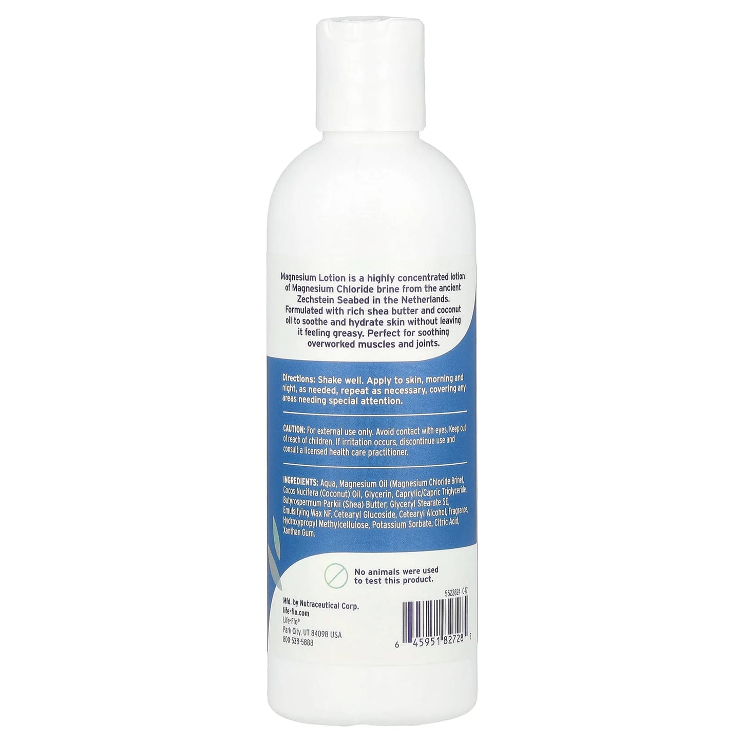 Life-flo, Magnesium Lotion, Vanilla, 8 fl oz (237 ml) - Image 2