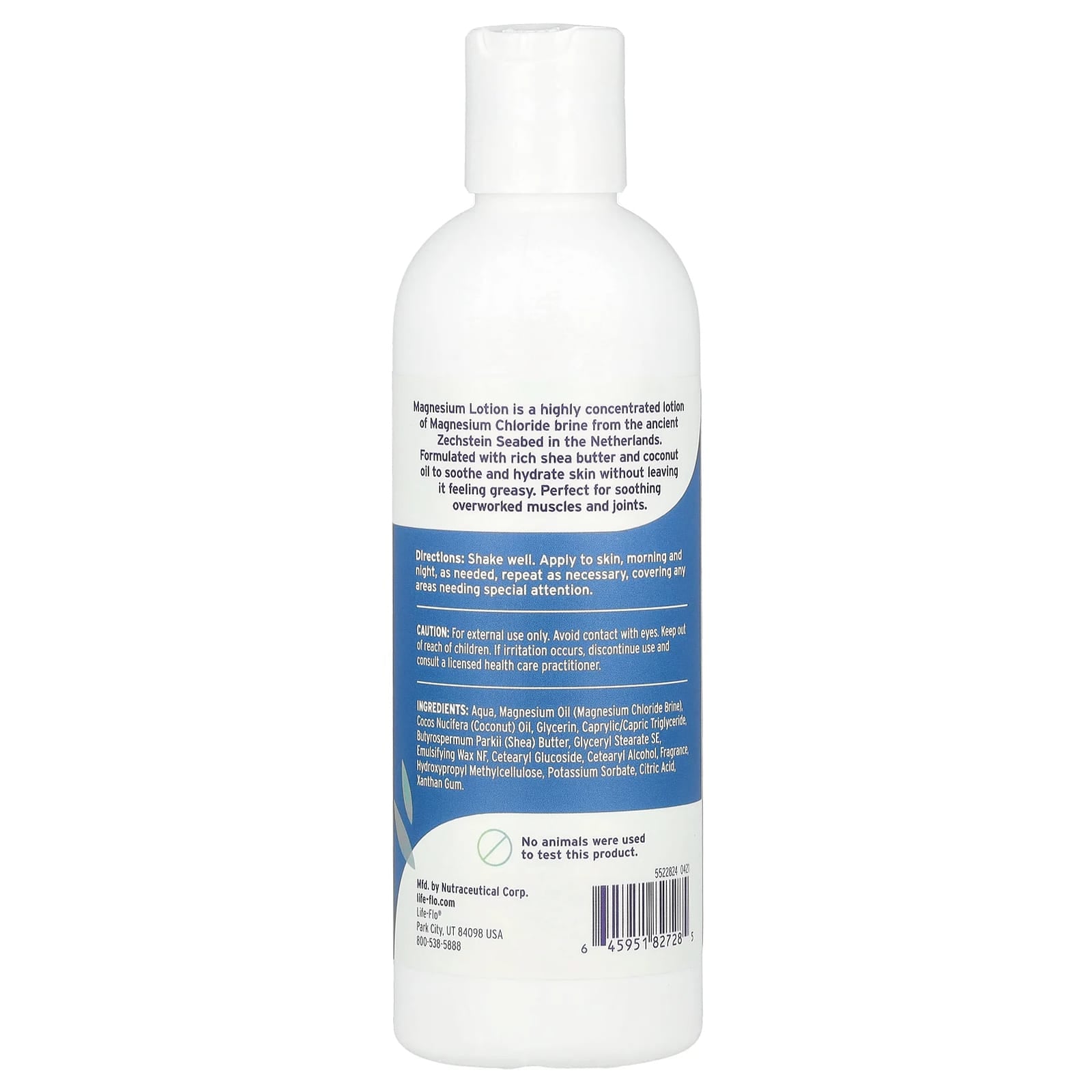 Life-flo, Magnesium Lotion, Vanilla, 8 fl oz (237 ml) - Image 2