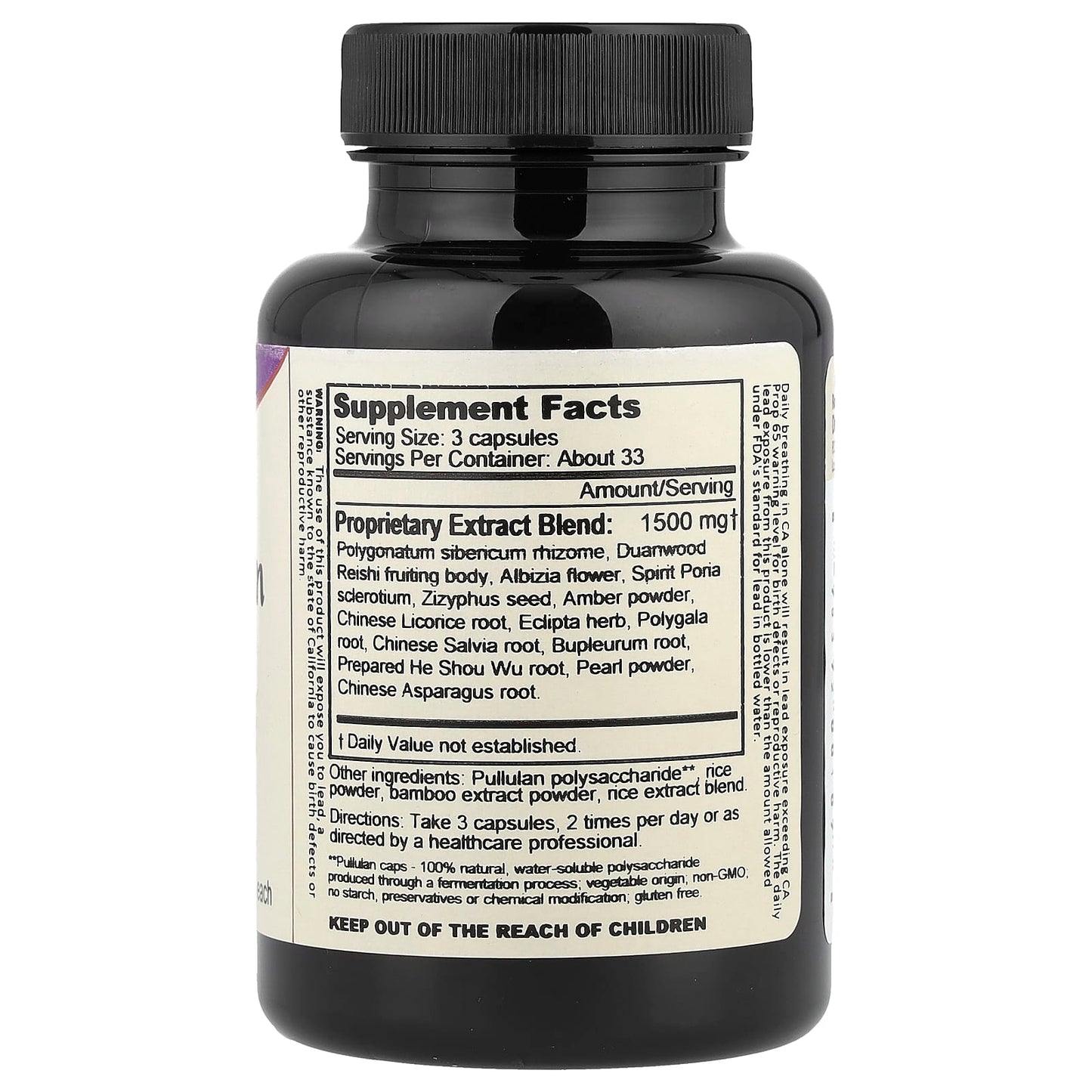 Dragon Herbs Pearl Shen 100 Vegan Capsules for Energy & Vitality - Image 2
