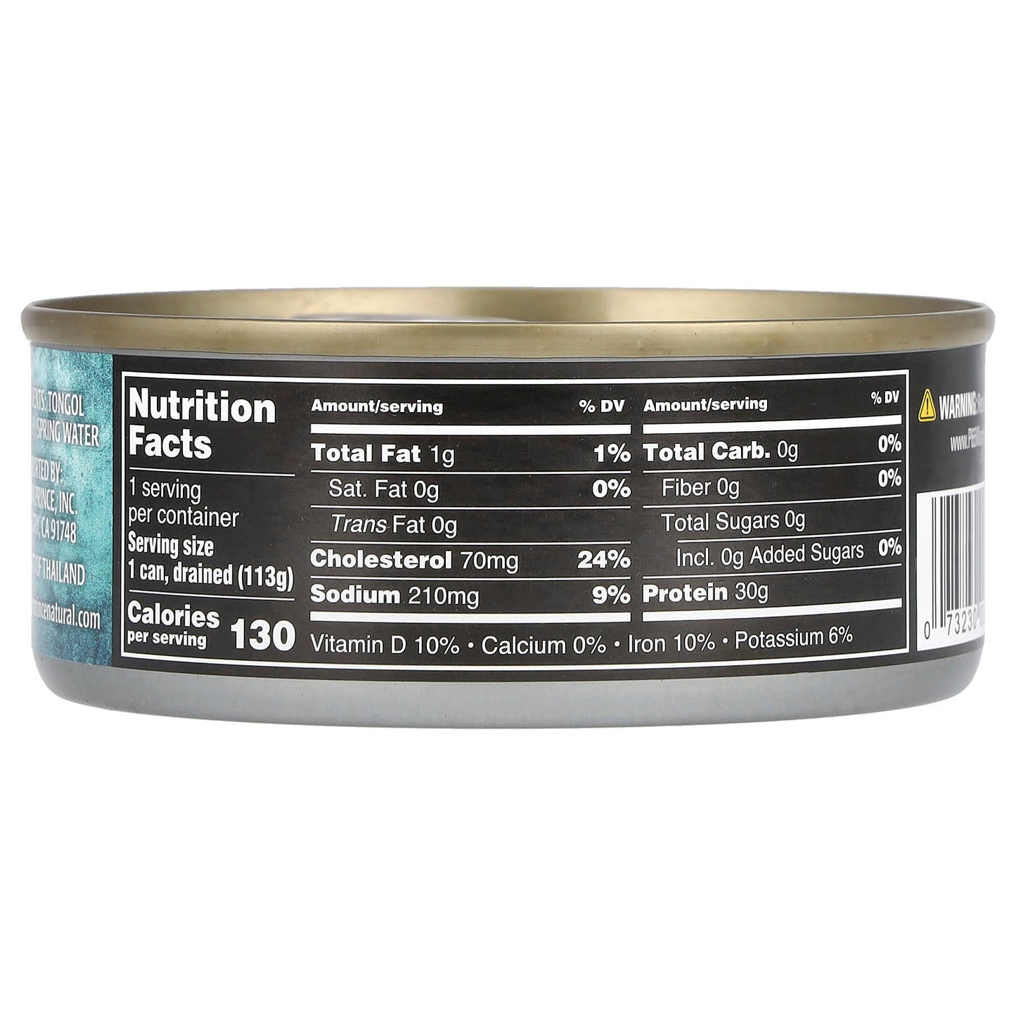 Crown Prince Natural Tongol Tuna Chunk Light in Spring Water 5 oz - Image 2