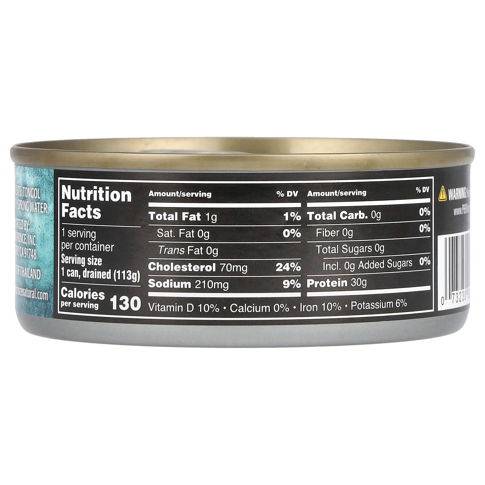 Crown Prince Natural Tongol Tuna Chunk Light in Spring Water 5 oz - Image 2